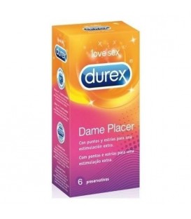 DISPENSADOR DUREX DAME PLACER 6 UDS