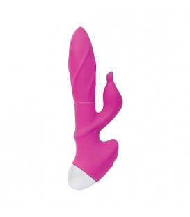 EVES SPINNER - VIBRADOR DUAL SILICONA ROSA