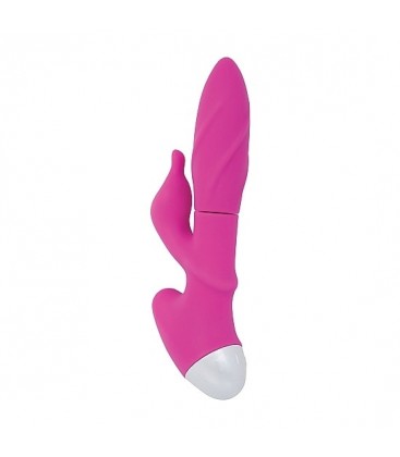 EVES SPINNER VIBRADOR DUAL SILICONA ROSA