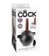 MINI SEX BALL CON DILDO 18 CM MARRoN