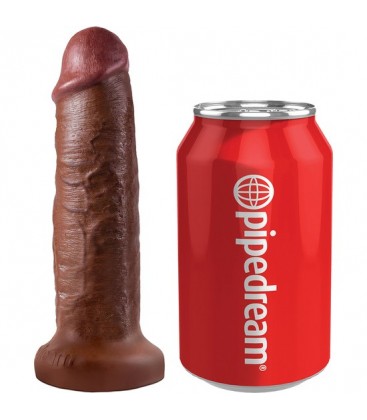 MINI SEX BALL CON DILDO 18 CM MARRoN