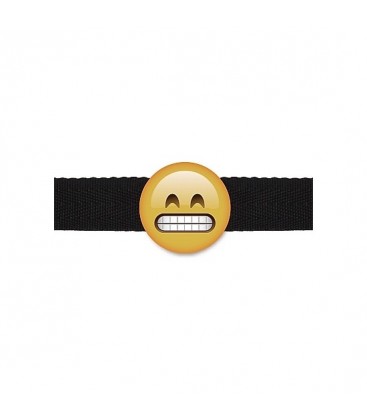 GRINNING EMOJI MORDAZA