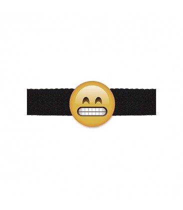 GRINNING EMOJI MORDAZA