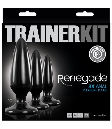 PLEASURE PLUG KIT ENTRENAMIENTO 3 PIEZAS