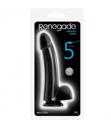 SMOOTH DONG PENE 15 CM NEGRO