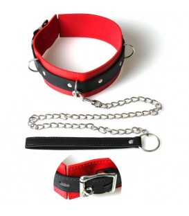 COLLAR ROJO-NEGRO