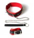 COLLAR ROJO NEGRO