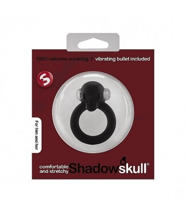 SHADOW SKULL ANILLO VIBRADOR NEGRO