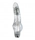 VIBRADOR MASAJEADOR 23 CM TRANSPARENTE