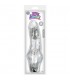 VIBRADOR MASAJEADOR 23 CM TRANSPARENTE