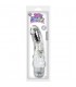 VIBRADOR MASAJEADOR 19 CM TRANSPARENTE