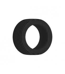SONO No 42 ANILLO 3 CM NEGRO