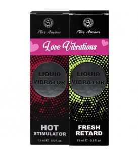 VIBRADOR LÍQUIDO - LOVE VIBRATIONS KIT PARA PAREJAS