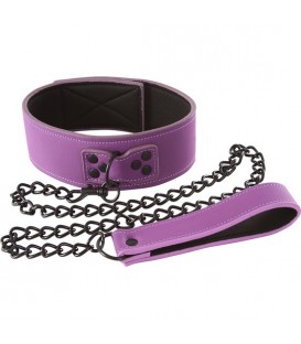 LUST BONDAGE COLLAR - MORADO