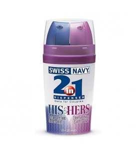 SWISS NAVY 2-IN-1 HIS & HERS GEL ESTIMULANTE PARA PAREJAS