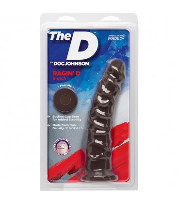 THE RAGIN D PENE REALiSTICO 20 CM CHOCOLATE