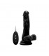 REAL ROCK PENE VIBRADOR 18CM NEGRO