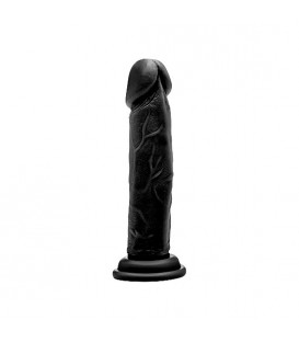 REAL ROCK PENE REALÍSTICO 20 CM - NEGRO