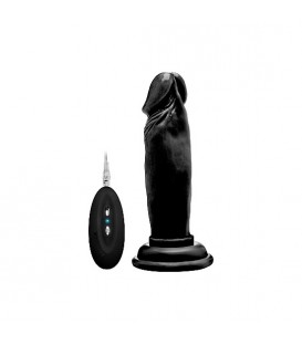 REALROCK PENE VIBRADOR 15 CM - NEGRO