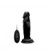 REALROCK PENE VIBRADOR 15 CM NEGRO