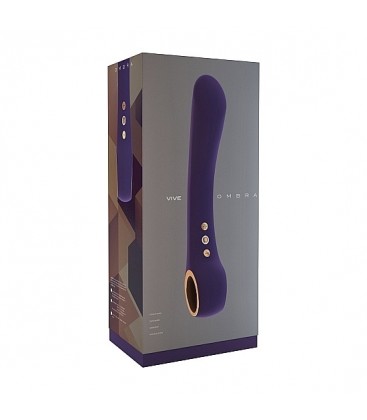 OMBRA VIBRADOR SILICONA MORADO