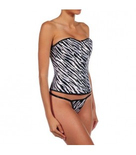 INTIMAX CORSET ZEBRA GRIS