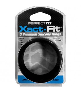 XACT FIT KIT 3 ANILLOS DE SILICONA - 5 CM, 5.3 CM Y 5,5 CM