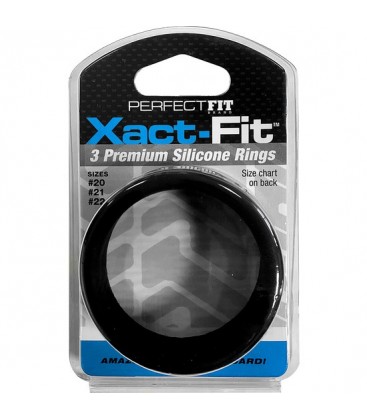 XACT FIT KIT 3 ANILLOS DE SILICONA 5 CM 53 CM Y 55 CM