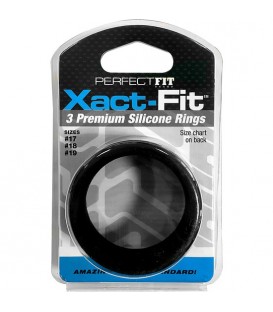 XACT FIT KIT 3 ANILLOS DE SILICONA - 4 CM, 4.5 CM Y 5 CM