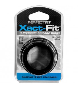 XACT FIT KIT 3 ANILLOS DE SILICONA - 3.5 CM, 4 CM Y 5 CM