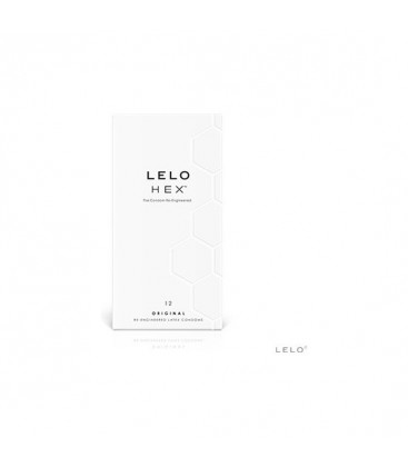 LELO HEX ORIGINAL 12 PRESERVATIVOS