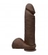 THE SUPER D PENE REALiSTICO 20 CM CHOCOLATE