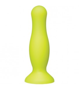 AMERICAN POP DILDO SILICONA 10 CM AMARILLO