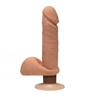 THE PERFECT D PENE VIBRADOR 18CM CARAMELO