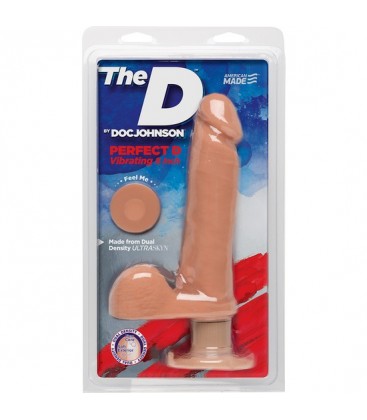 THE PERFECT D PENE VIBRADOR 20CM VAINILLA