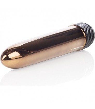 VIBRADOR METaLICO CON GEMA ORO