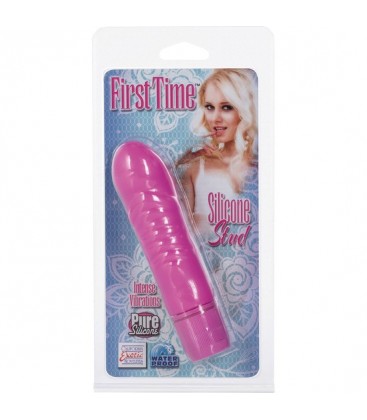 FIRST TIME VIBRADOR SILICONA ROSA