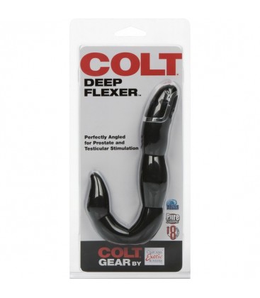 COLT DEEP VIBRADOR ANAL FLEXIBLE NEGRO