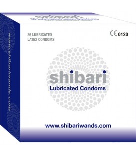 SHIBARI PRESERVATIVOS DE LÁTEX LUBRICADOS - CAJA DE 36 UDS