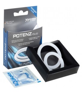 POTENZ DUO ANILLOS PENE MEDIANO- TRANSPARENTE