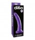 DILDO 19 CM DELGADO MORADO