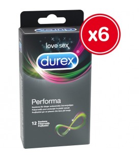 DUREX PERFORMA RETARDANTE 12 UDS (6 CAJAS)