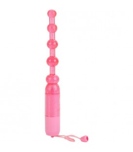 VIBRADOR ANAL PLEASURE BEADS ROSA