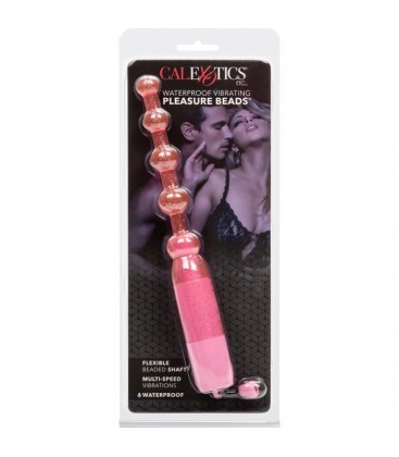 VIBRADOR ANAL PLEASURE BEADS ROSA