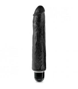 KING COCK 10 VIBRADOR STIFFY NEGRO