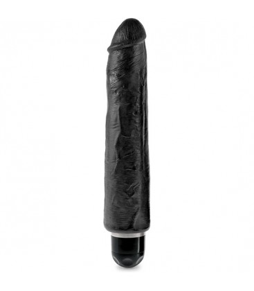 KING COCK 10 VIBRADOR STIFFY NEGRO