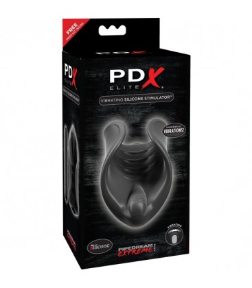 PDX ELITE MASTURBADOR CON VIBRACIoN DE SILICONA