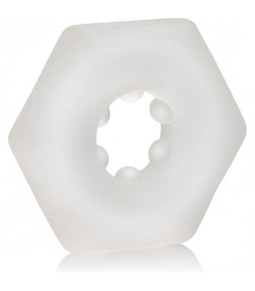 ANILLO HEXaGONO TRANSPARENTE