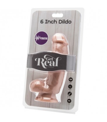 PENE VIBRADOR CON TESTICULOS 15CM