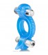 DOUBLE DOLPHIN ANILLO VIBRADOR AZUL